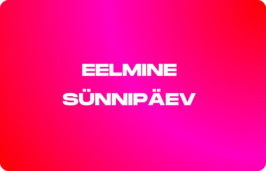 Viguri olukorrakaart: Eelmine sünnipäev